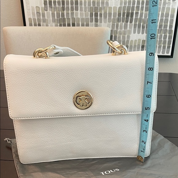 Tous Cream Handbag with Gold Details - Picture 13 of 15